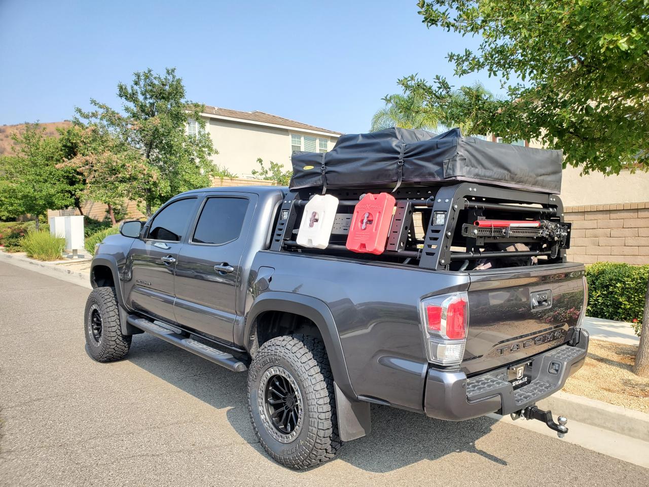 Tacoma Overland accessories mounted