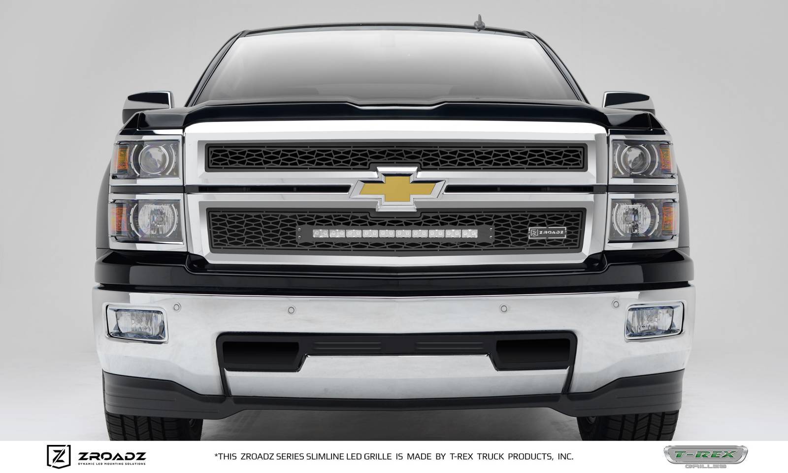 FOR 2014 15 Chevy Silverado 1500 HIGH COUNTRY /Z71 Black Wire Mesh Rivet Grille