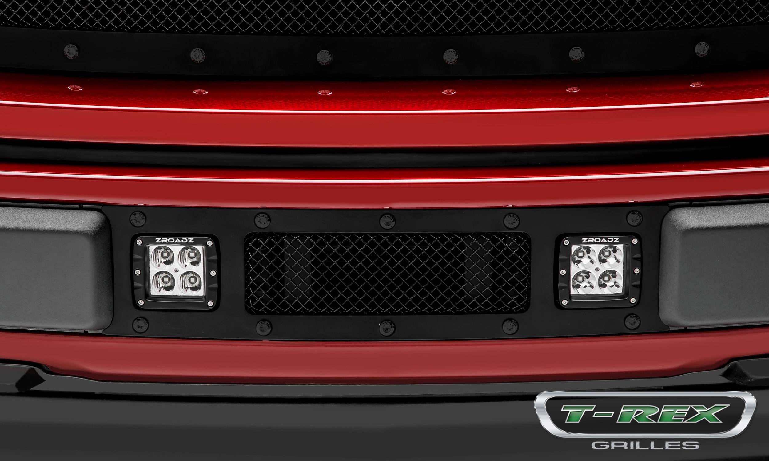 2018-2019 F-150 Limited, Lariat Stealth Torch Bumper Grille, Black, 1 ...