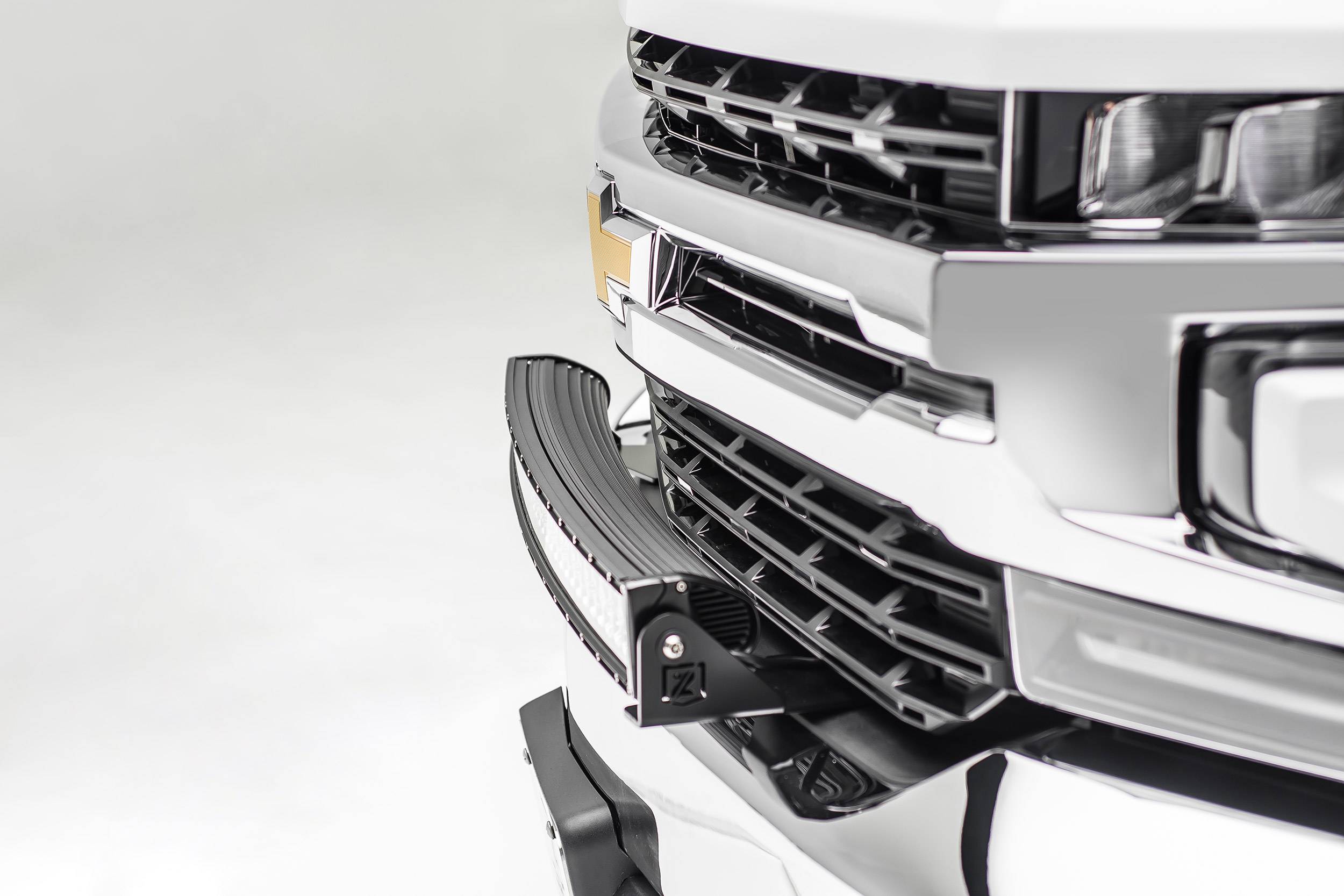 WEISEN 22" LED Light Bar Bumper Mount Bracket Kit – 2005-2007 Ford Super Duty F-250 / F-350 – No Drill