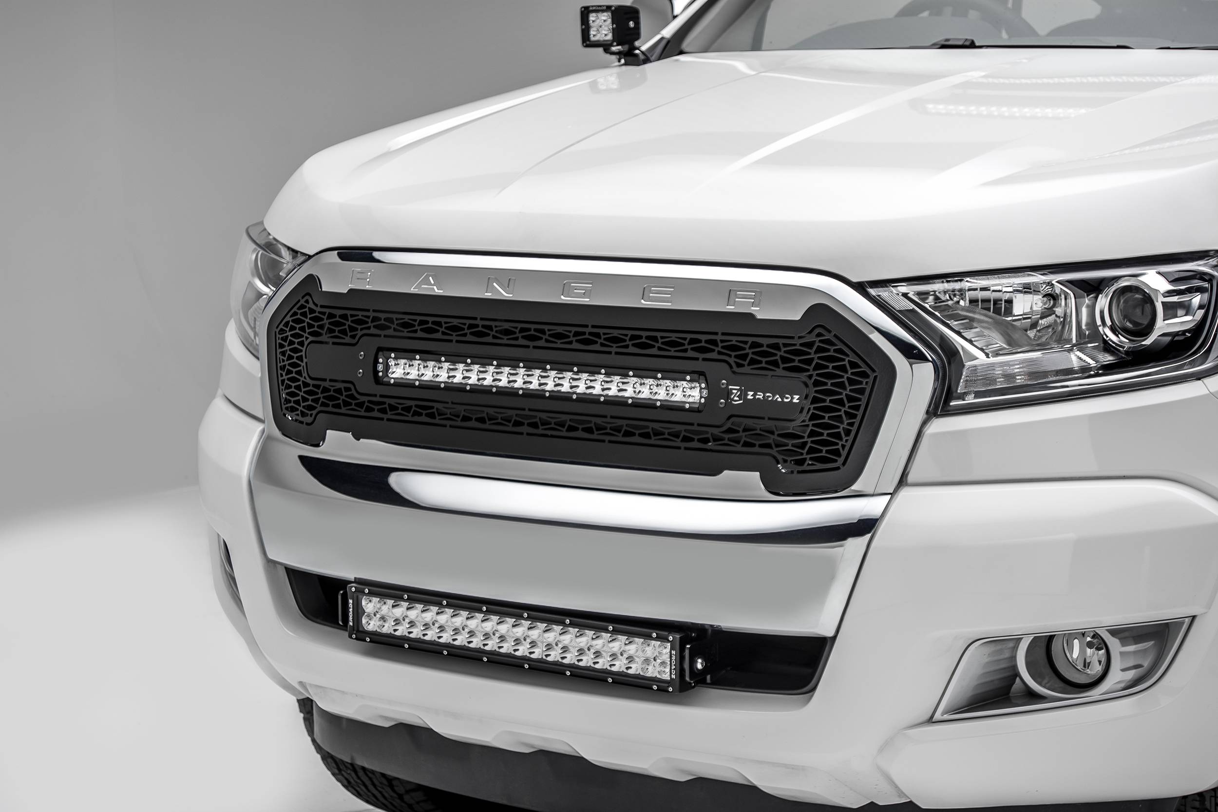 ford ranger light bar bumper