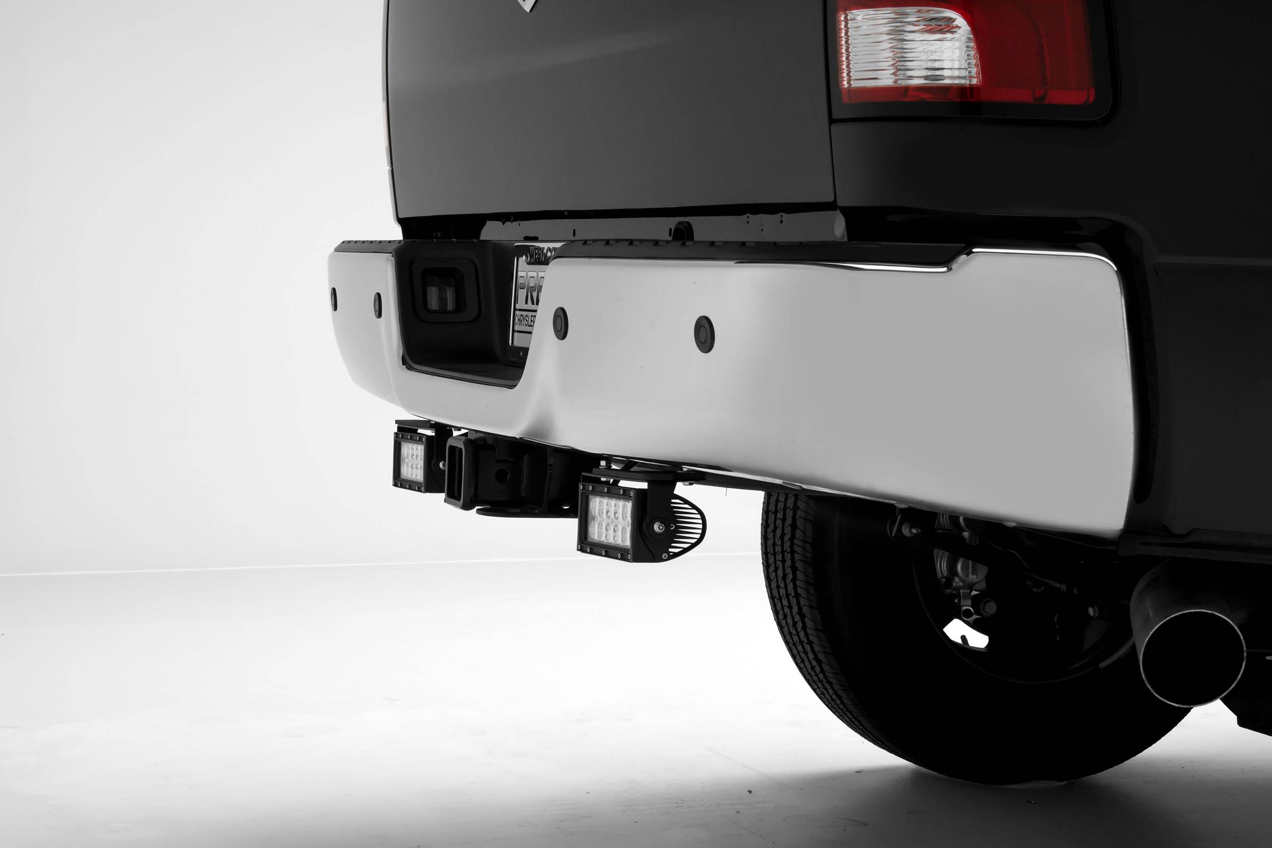 Ram Rear Bumper LED Bracket to mount (2) 6 Inch Straight Light Bar - PN  #Z384521