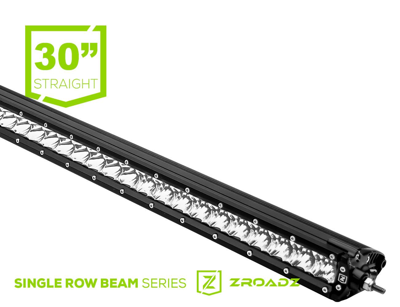 1X 30W 9Inch Slim LED CREE Work Light Bar Single Row Led Driving Fog Lamp 5D LEN