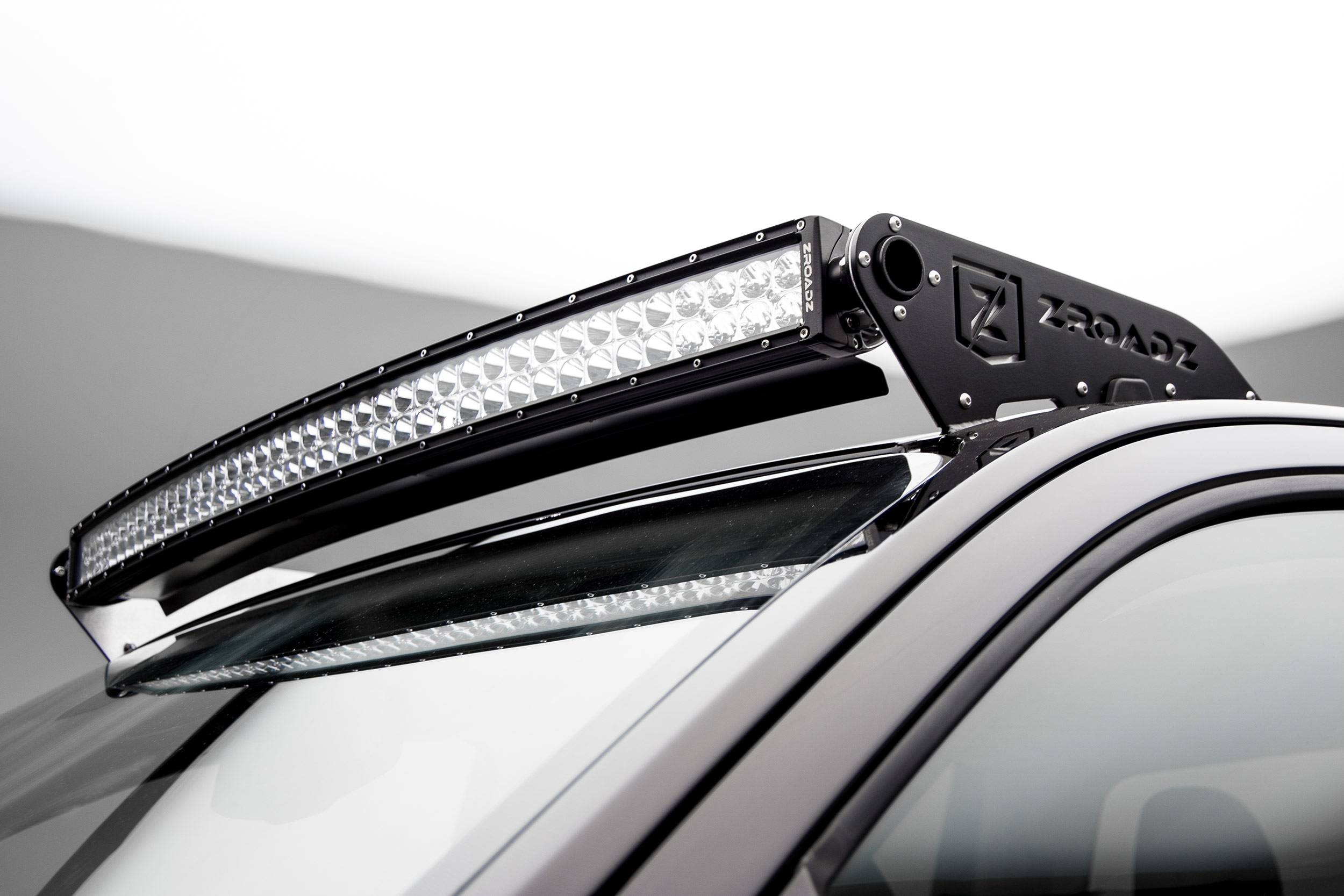 2015-2020 Colorado, Canyon Front Roof LED Kit with 40 Inch LED Curved  Double Row Light Bar - PN #Z332671-KIT-C