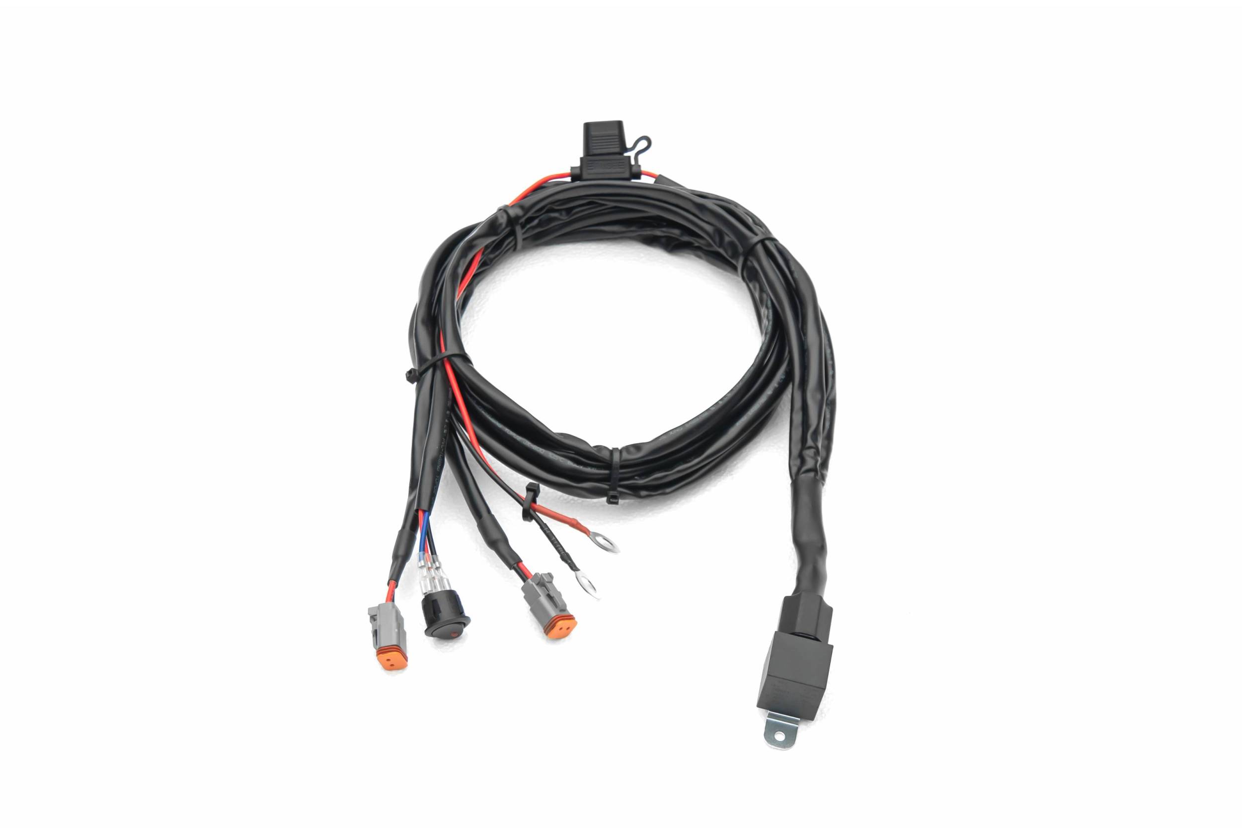 ZROADZ OFF ROAD PRODUCTS Z390020D-A Universal 9 Ft DT Wiring Harness to connect 2 Light Bars, 200 Wa