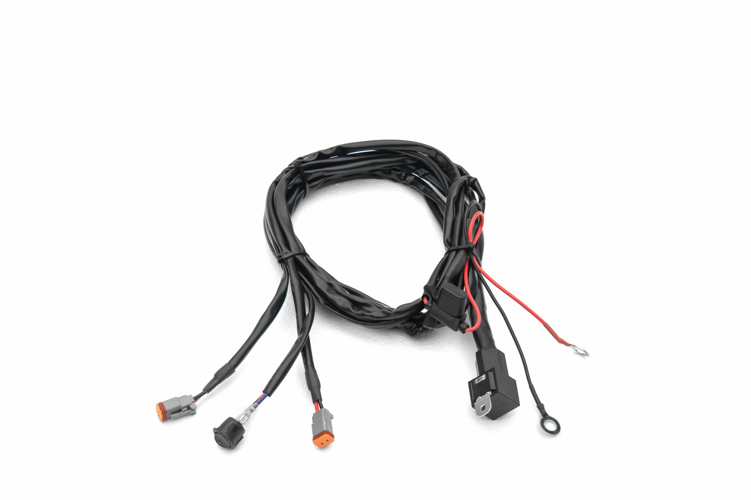 Universal 25 FT DT Wiring Harness to connect 2 LED Light Bars 200