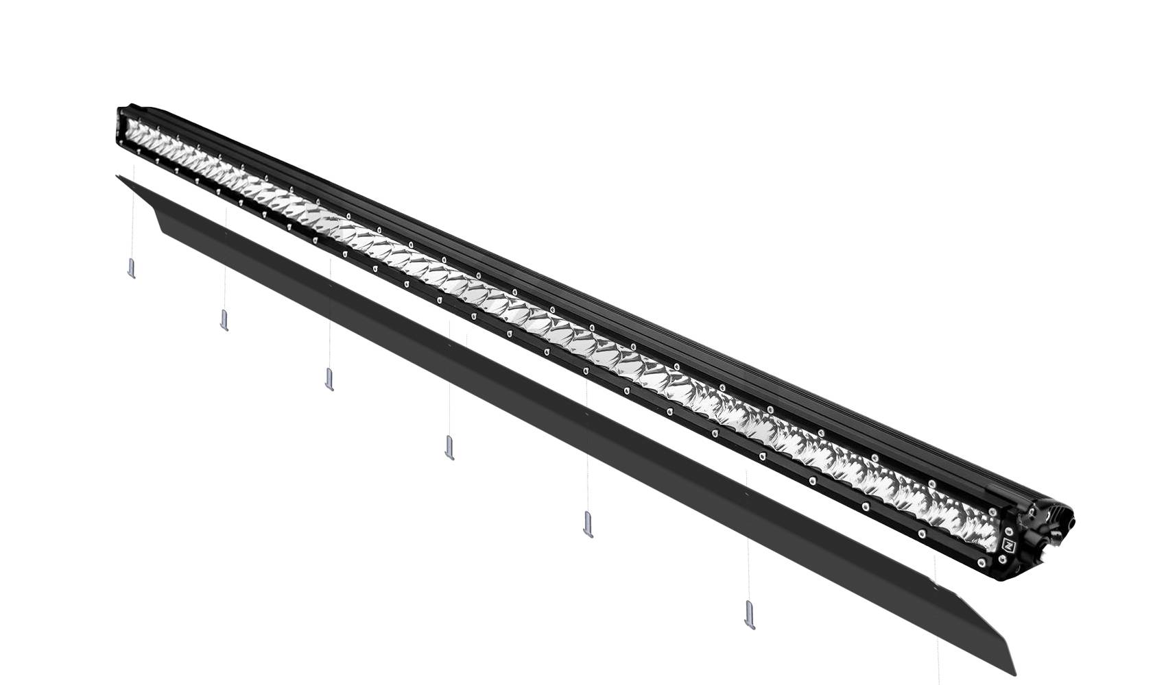 Noise Cancelling Wind Diffuser for 50 Inch Straight Single Row LED