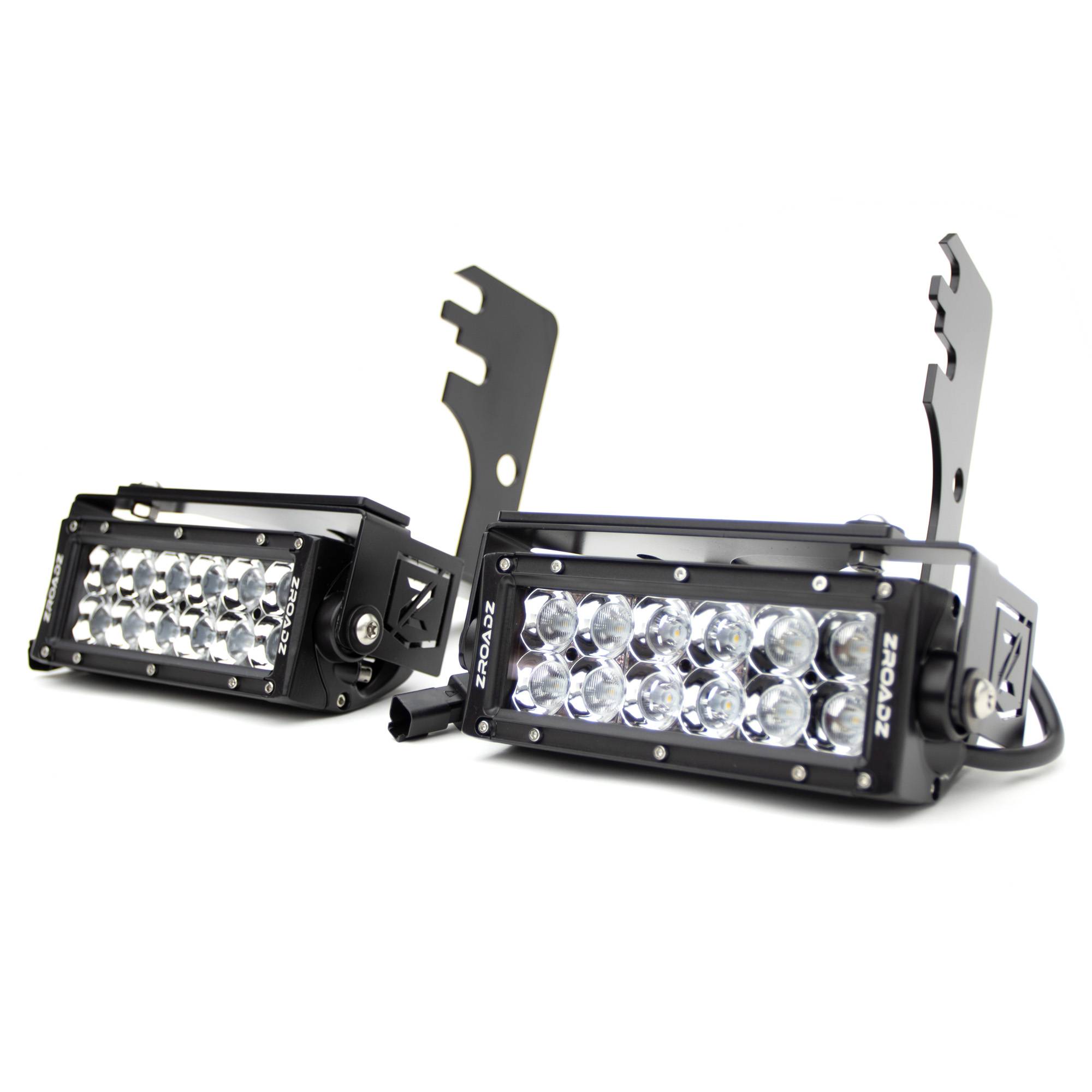 6 inch -Black 2008 Toyota TACOMA Post mount spotlight LED Driver side WITH install kit 