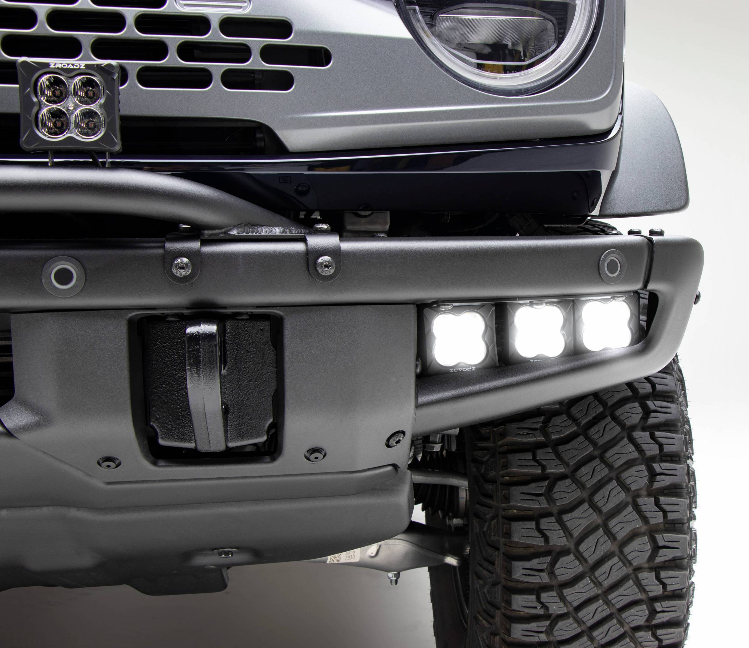 20212025 Ford Bronco Front Bumper Fog LED KIT, Includes (6) 3Inch