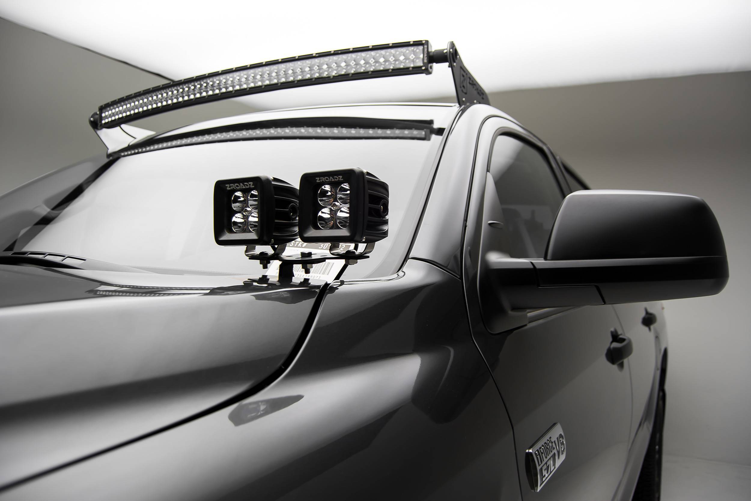 2014-2021 Toyota Tundra Ditch Light Hood Hinge LED Kit with (4) 3