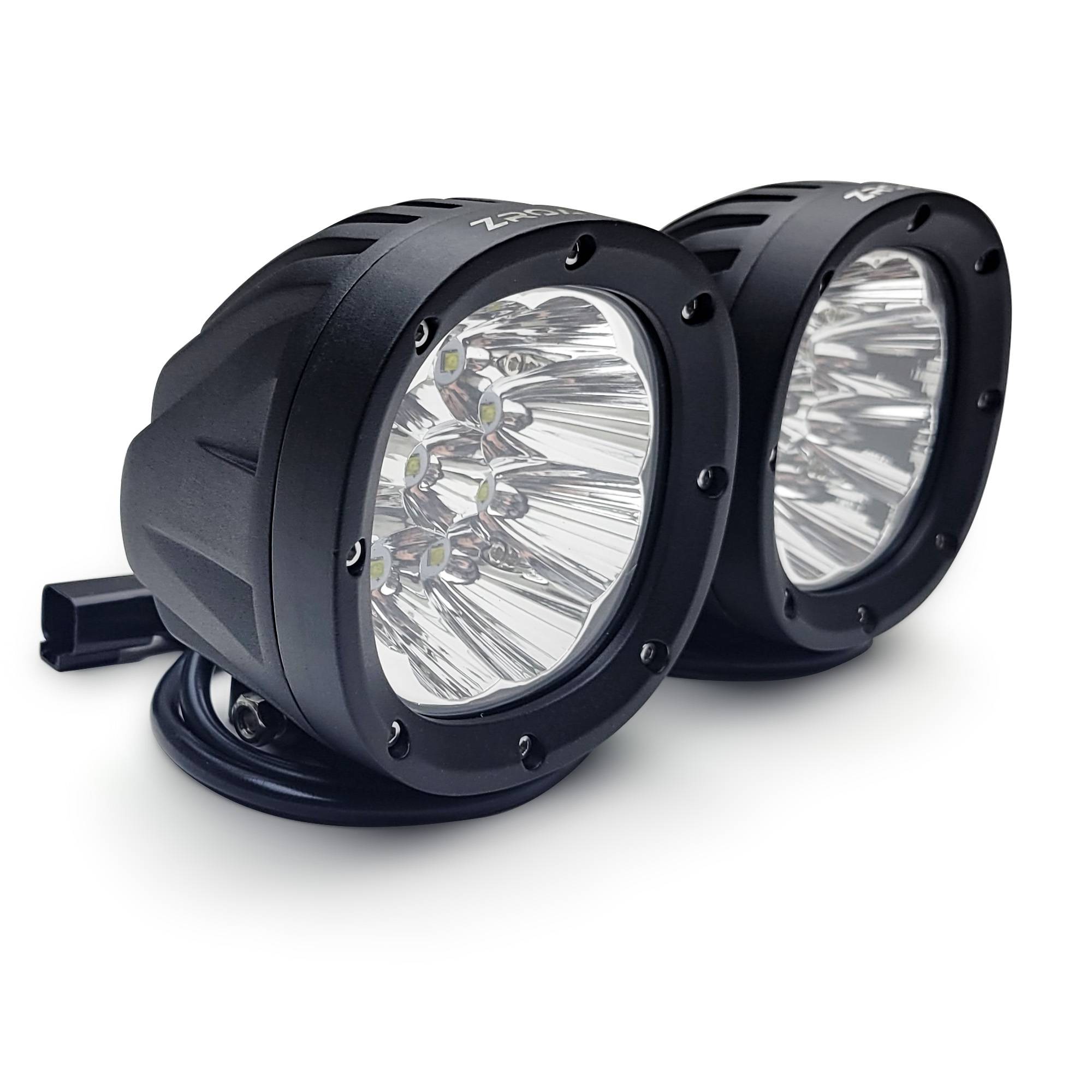 ZROADZ 4-Inch Round WHITE LED Light KIT