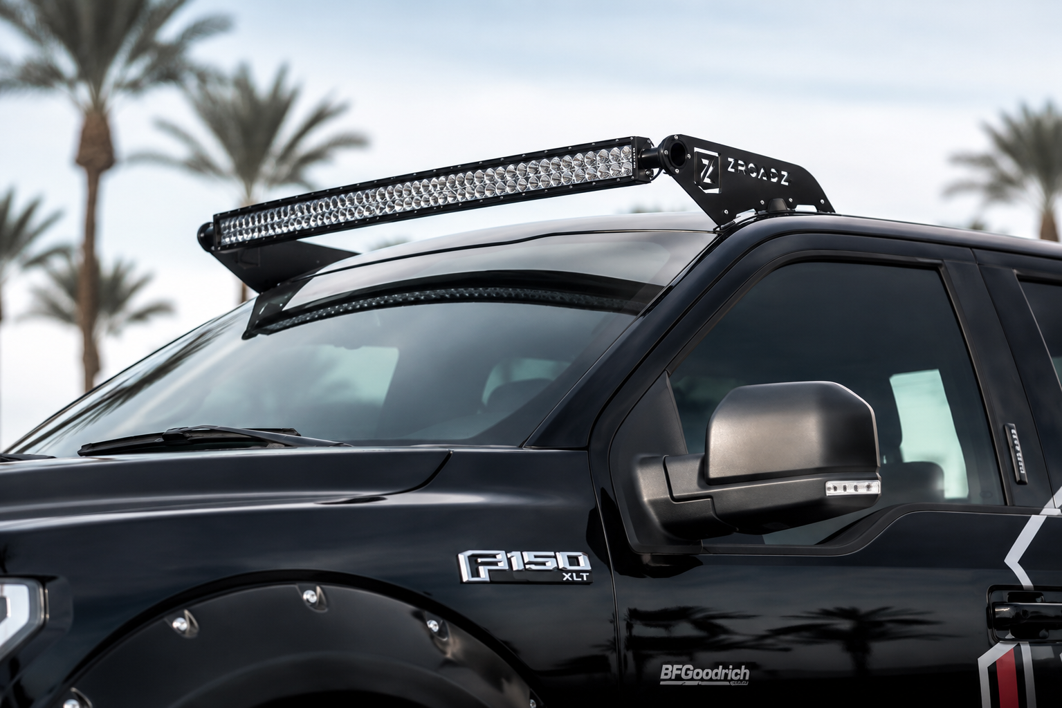 2015-2023 Ford F-150 Front Roof LED Bracket to mount 50 Inch