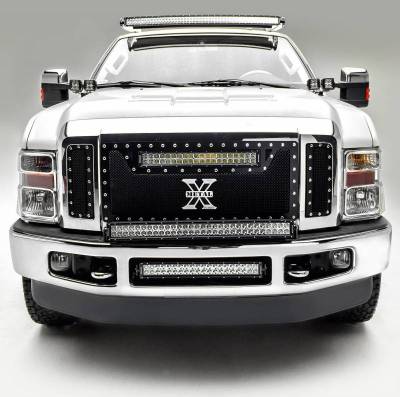 ZROADZ OFF ROAD PRODUCTS - 2008-2010 Ford Super Duty Front Bumper Top LED Bracket to mount (1) 30 Inch LED Light Bar - Part # Z325631