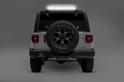 ZROADZ OFF ROAD PRODUCTS - 2019-2022 Jeep JL Rear Window LED Kit with (1) 30 Inch LED Straight Single Row Slim Light Bar - Part # Z394931-KIT