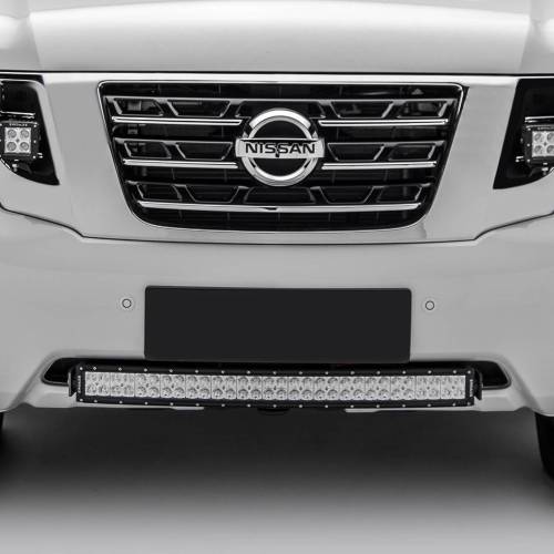 ZROADZ OFF ROAD PRODUCTS - 2010-2017 Nissan Patrol Y62 Front Bumper Center LED Kit with (1) 30 Inch LED Curved Double Row Light Bar - PN #Z327871-KIT