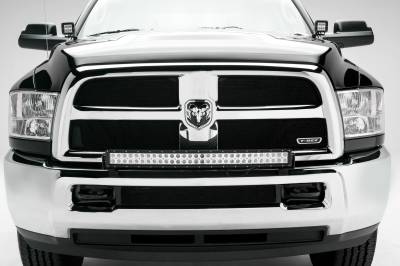 ZROADZ OFF ROAD PRODUCTS - 2010-2018 Ram 2500, 3500 Front Bumper Top LED Kit with (1) 30 Inch LED Curved Double Row Light Bar - PN #Z324522-KIT