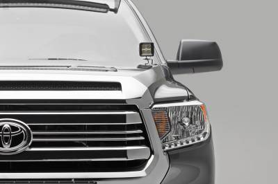 ZROADZ OFF ROAD PRODUCTS - 2014-2021 Toyota Tundra Hood Hinge LED Kit with (2) 3 Inch LED Pod Lights - PN #Z369641-KIT2