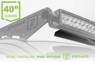 ZROADZ OFF ROAD PRODUCTS - Noise Cancelling Wind Diffuser for (1) 40 Inch Curved LED Light Bar - Part # Z330040C