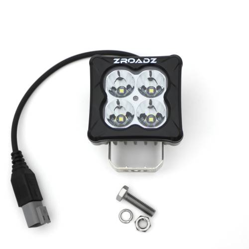 ZROADZ OFF ROAD PRODUCTS - 3 inch ZROADZ LED Light Pod, G2 Series, Bright White, Spot Beam, 1 Piece - Part # Z30BC20W-D3S