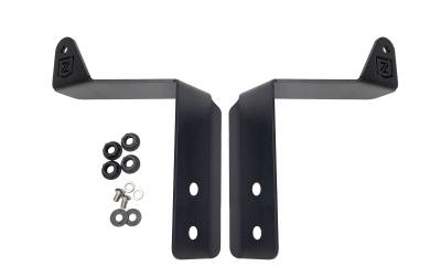 ZROADZ OFF ROAD PRODUCTS - 2020-2022 Ford Super Duty Front Bumper Top LED Bracket to mount (1) 30 Inch Curved LED Light Bar - PN #Z325572