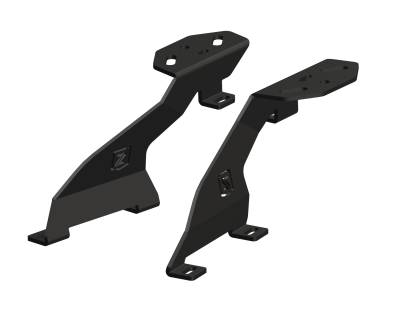 ZROADZ OFF ROAD PRODUCTS - 2023-2025 Ford Superduty, F250/F350/F450 Ditch Light Mounting Brackets ONLY, Used to mount  (2) 3"- 6" LED Light Pods - Part # Z365971