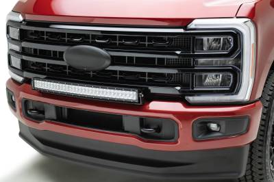 ZROADZ OFF ROAD PRODUCTS - 2023-2025 Ford Superduty, F250/F350/F450 Front Bumper Top LED Mounting Kit, Includes (1) ZROADAZ 30-Inch Curved LED Bar Light and Universal Harness - Part #  Z325971-KIT