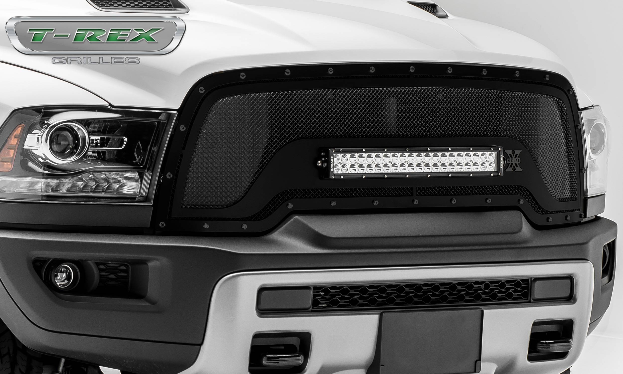 2015 ram 1500 grill with light bar