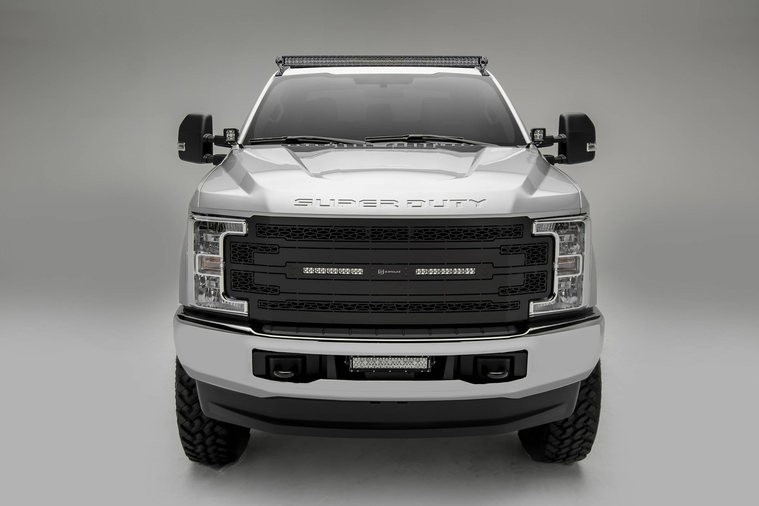 thumbnail image 2 of Chrome Steel Front Bumper Face Bar For Ford F-250 / F-350 Super Duty 2017-2019 2 of 4
