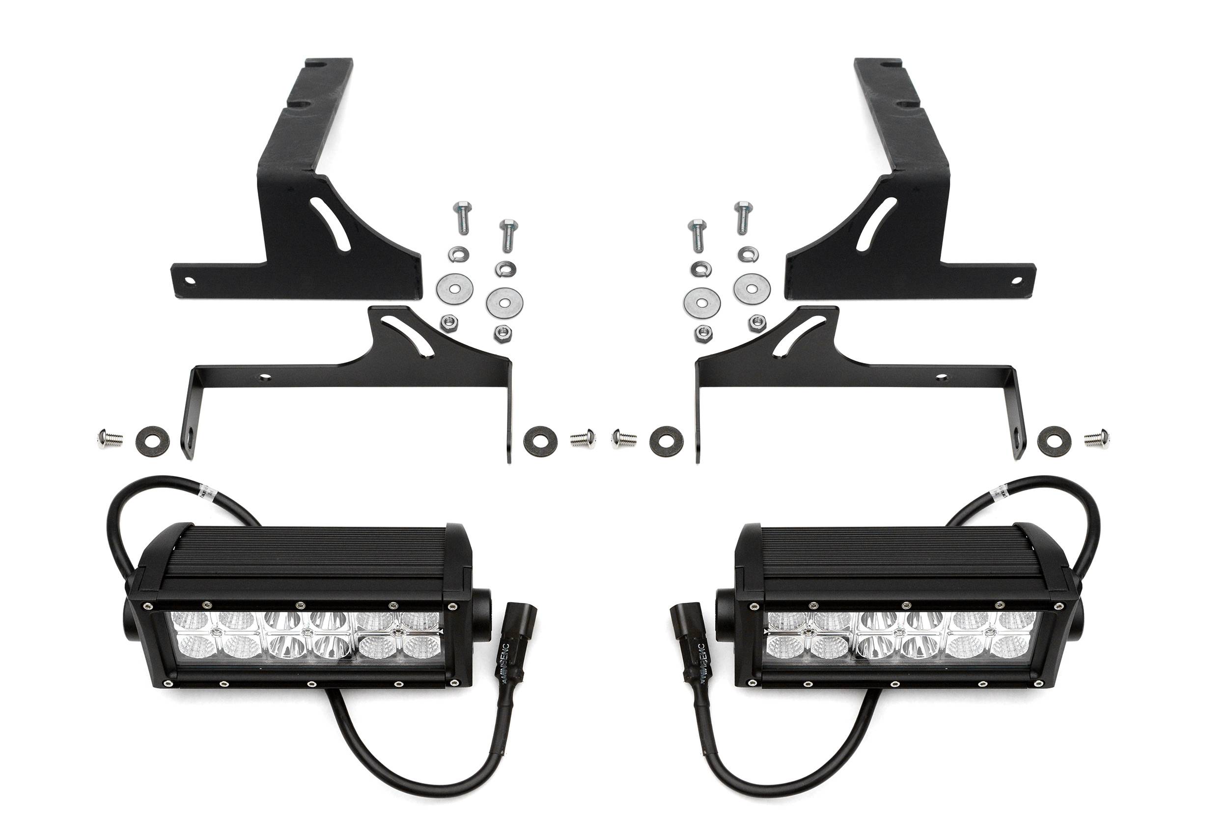 2016-2023 Toyota Tacoma Rear Bumper LED Kit with (2) 6 Inch LED
