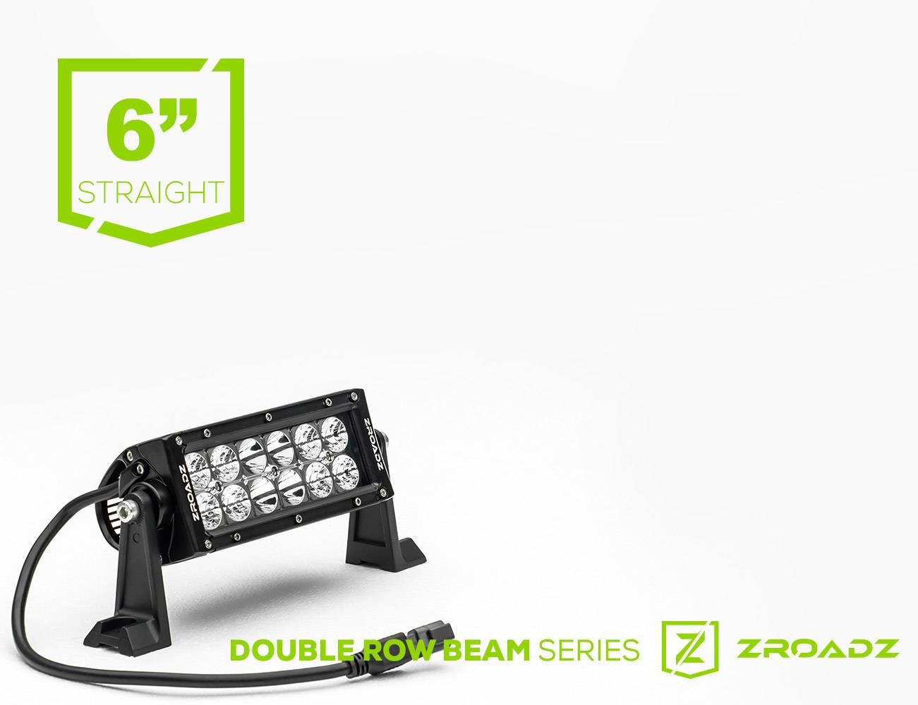 ZROADZ OFF ROAD PRODUCTS - 6 Inch LED Straight Double Row Light Bar - Part # Z30BC14W36