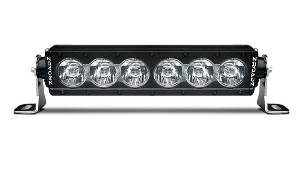 ZROADZ OFF ROAD PRODUCTS - 10 Inch LED Straight Single Row Tri Beam Light Bar - Part # Z30NTM01-10