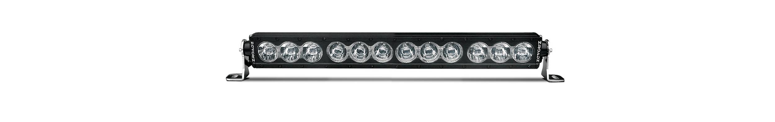 ZROADZ OFF ROAD PRODUCTS - 20 Inch LED Straight Single Row Tri Beam Light Bar - PN #Z30NTM01-20