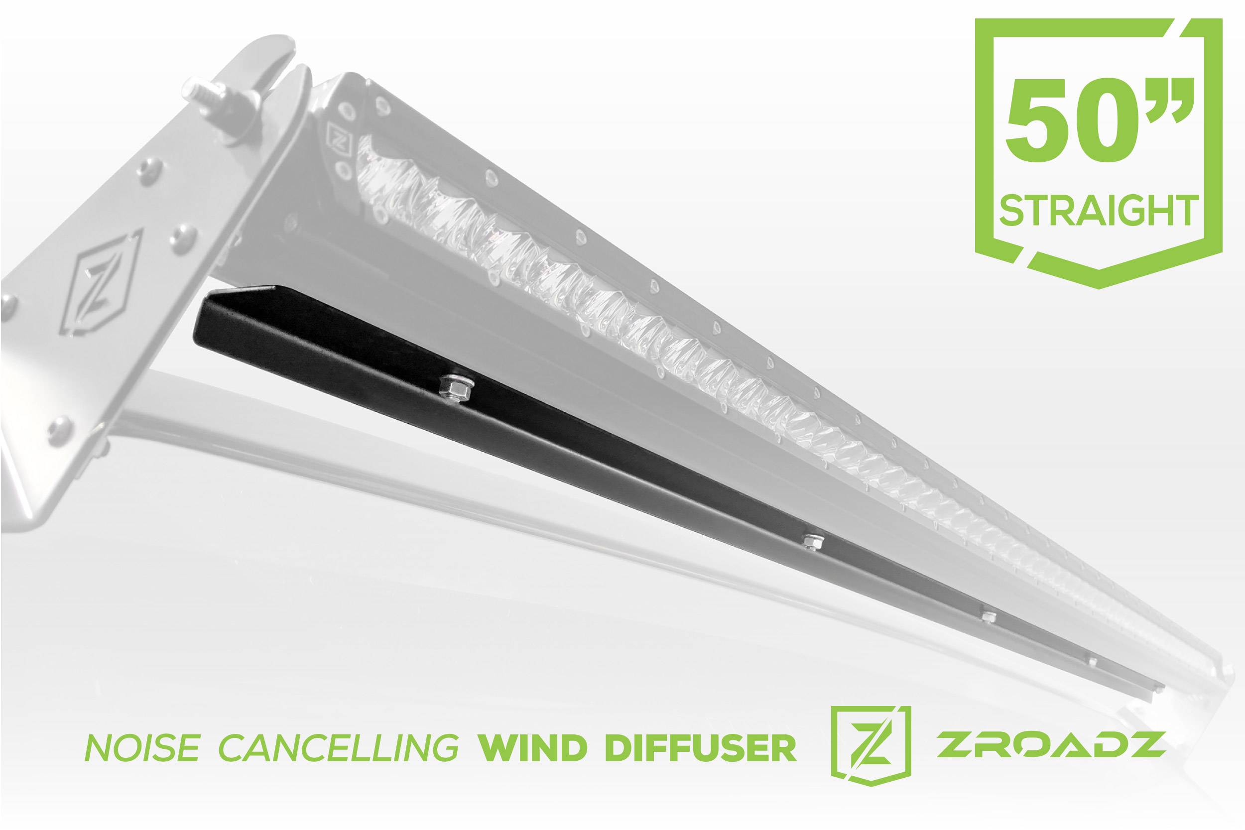ZROADZ OFF ROAD PRODUCTS - Noise Cancelling Wind Diffuser for 50 Inch Straight Single Row LED Light Bar - PN #Z330051S
