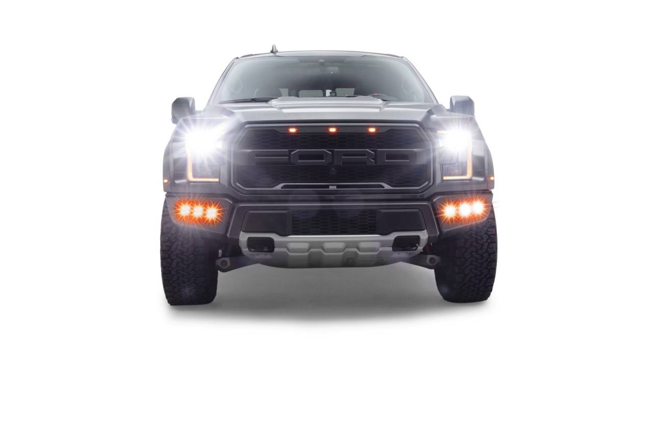 2016-2020 Ford F150 Raptor Front Side Bumper Overlays