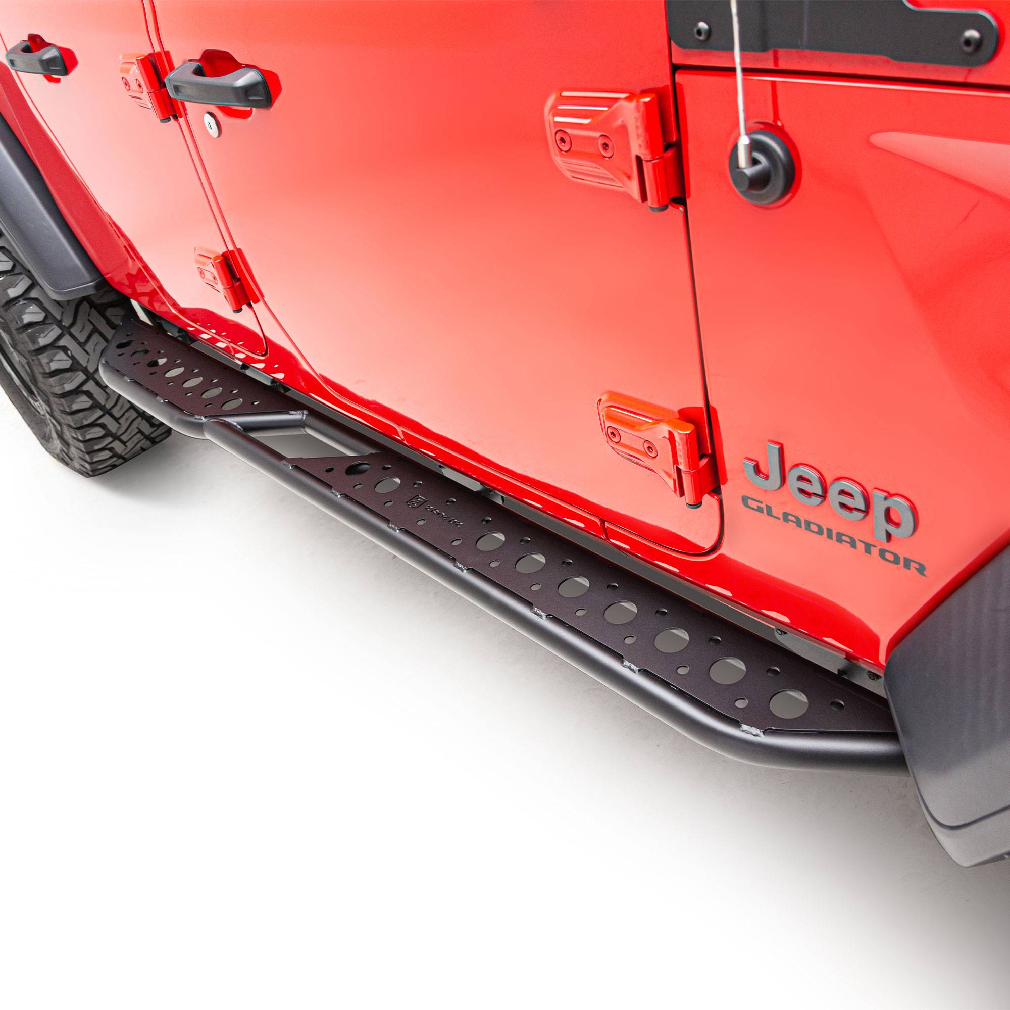 ZROADZ OFF ROAD PRODUCTS - 2019-2023 Jeep Gladiator TRAILX.R1 Series Rock Slider Side Steps - Part # Z744101