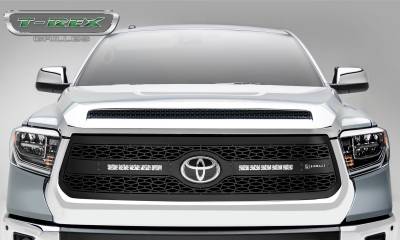 T-REX GRILLES - 2018-2021 Toyota Tundra ZROADZ Grille, Black, 1 Pc, Replacement with (2) 10" LEDs, Does Not Fit Vehicles with Camera - Part # Z319661 - Image 5