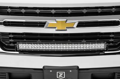 ZROADZ OFF ROAD PRODUCTS - 2019-2022 Chevrolet Silverado 1500 Front Bumper Top LED Bracket to mount 30 Inch Curved LED Light Bar - Part # Z322282 - Image 7