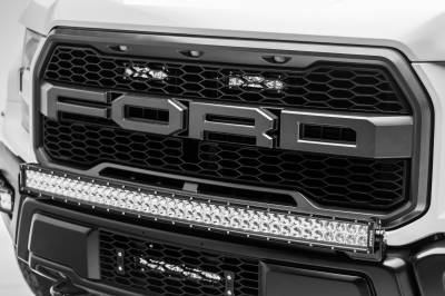 ZROADZ OFF ROAD PRODUCTS - 2017-2021 Ford F-150 Raptor Front Bumper Top LED Bracket to mount 40 Inch Curved LED Light Bar - PN #Z325662 - Image 3