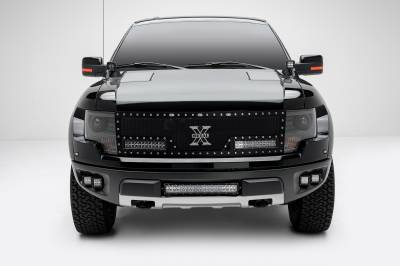 ZROADZ OFF ROAD PRODUCTS - 2010-2014 Ford F-150 Raptor Front Bumper Center LED Kit with (1) 20 Inch LED Straight Double Row Light Bar - Part # Z325661-KIT - Image 9