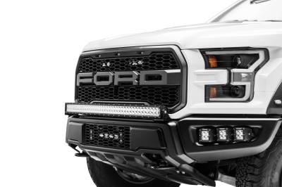 ZROADZ OFF ROAD PRODUCTS - 2017-2021 Ford F-150 Raptor OEM Grille LED Kit with (2) 6 Inch LED Straight Single Row Slim Light Bars - PN #Z415651-KIT - Image 4