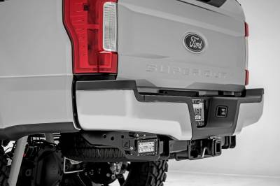 ZROADZ OFF ROAD PRODUCTS - 2017-2022 Ford Super Duty Rear Bumper LED Kit with (2) 6 Inch LED Straight Double Row Light Bars - PN #Z385471-KIT - Image 2