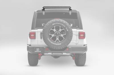 ZROADZ OFF ROAD PRODUCTS - 2019-2024 Jeep JL/JLU Rear Window LED Kit with (1) 30 Inch LED Straight Single Row Slim Light Bar - PN #Z394931-KIT - Image 2