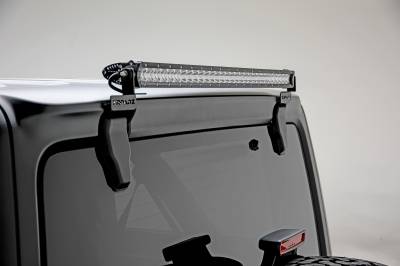 ZROADZ OFF ROAD PRODUCTS - 2019-2022 Jeep JL Rear Window LED Kit with (1) 30 Inch LED Straight Single Row Slim Light Bar - PN #Z394931-KIT - Image 5