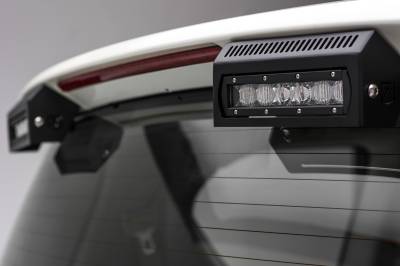 ZROADZ OFF ROAD PRODUCTS - 2010-2017 Nissan Patrol Y62 Rear Spoiler LED Kit with (2) 6 Inch LED Single Row Slim Light Bars - Part # Z347871-KIT - Image 6
