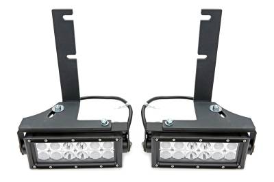 ZROADZ OFF ROAD PRODUCTS - 2016-2019 Nissan Titan Rear Bumper LED Kit with (2) 6 Inch LED Straight Double Row Light Bars - PN #Z387581-KIT - Image 7