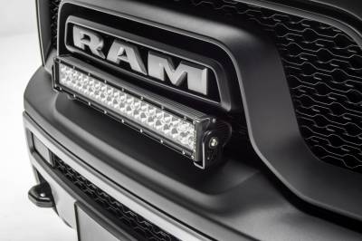 ZROADZ OFF ROAD PRODUCTS - 2015-2018 Ram Rebel Front Bumper Top LED Bracket to mount (1) 20 Inch LED Light Bar - Part # Z324552 - Image 1