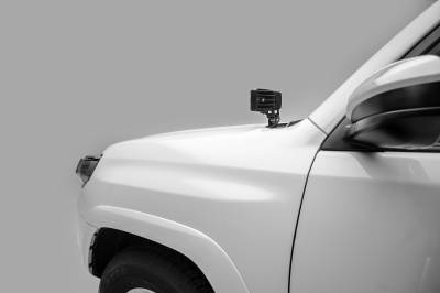 ZROADZ OFF ROAD PRODUCTS - 2014-2020 Toyota 4Runner Hood Hinge LED Kit with (2) 3 Inch LED Pod Lights - PN #Z369491-KIT2 - Image 2