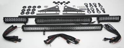 ZROADZ OFF ROAD PRODUCTS - Universal Modular Rack LED Kit with (1) 30 Inch (1) 20 Inch, (2) 12 Inch LED Straight Double Row Light Bars (This is a sample combination we show. You can mix and match with buying just the bracket # Z350040) - Part # Z350040-KIT-D - Image 3