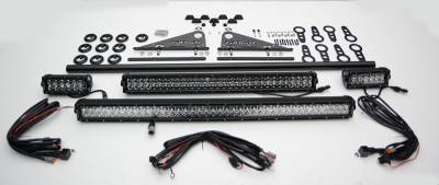 ZROADZ OFF ROAD PRODUCTS - Universal Modular Rack LED Kit with (1) 30 Inch (1) 20 Inch, (2) 6 Inch LED Straight Double Row Light Bars (This is a sample combination we show. You can mix and match with buying just the bracket # Z350040) - Part # Z350040-KIT-B - Image 3