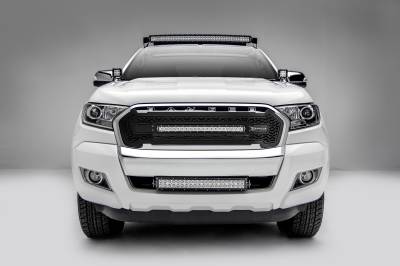 ZROADZ OFF ROAD PRODUCTS - 2015-2018 Ford Ranger T6 Front Roof LED Kit with (1) 40 Inch LED Curved Double Row Light Bar - Part # Z335761-KIT-C - Image 3